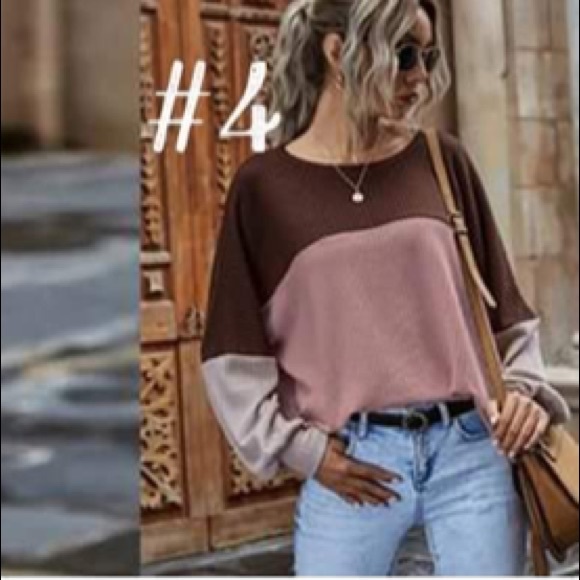 Two Tone Pink Waffle Top Most Comfortable Top Ever - Picture 5 of 6